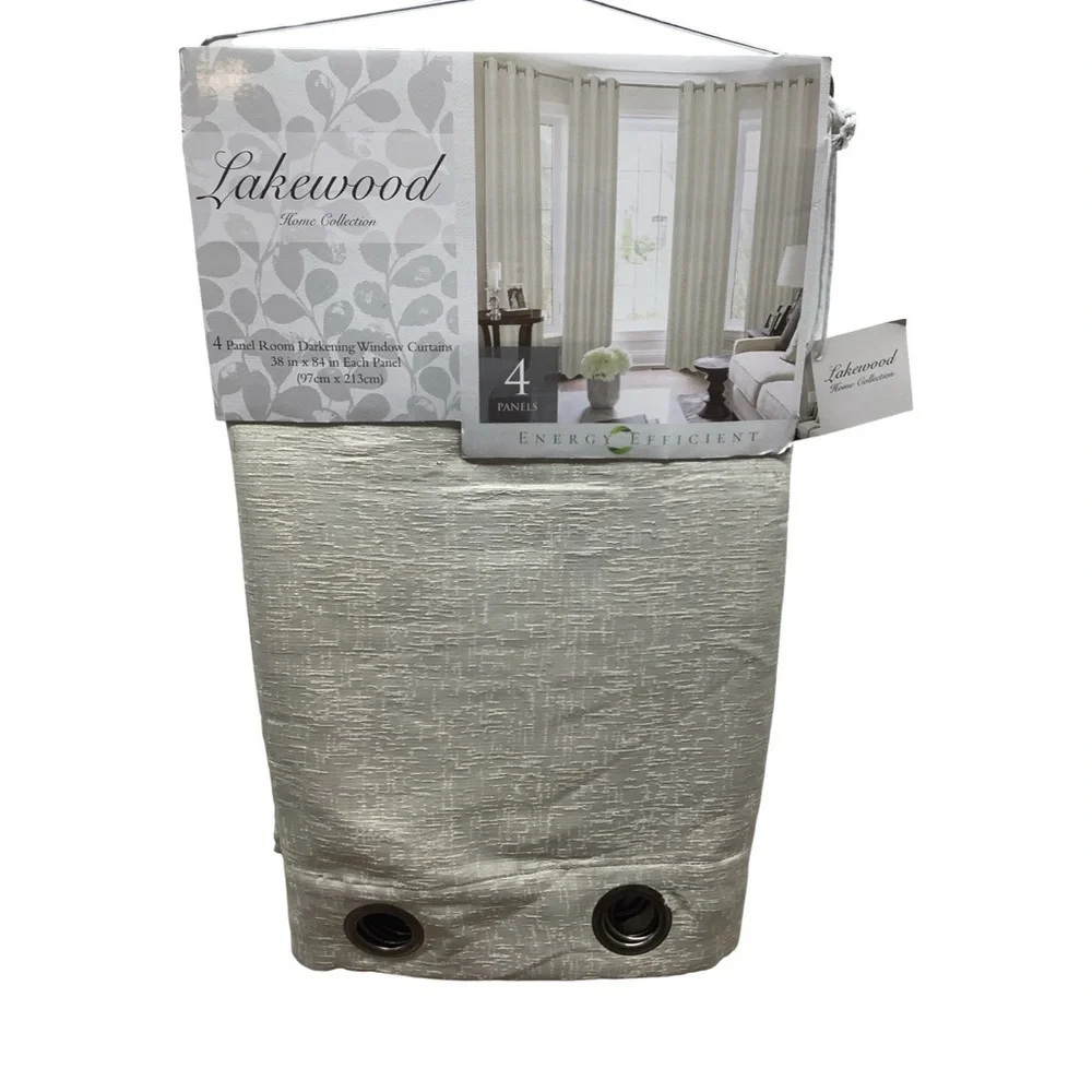 Lakewood 4 Panel RoomDarkening Window  Curtains. New With Tags.